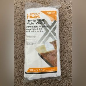HDX Premium Wiping Cloths 10 Pack